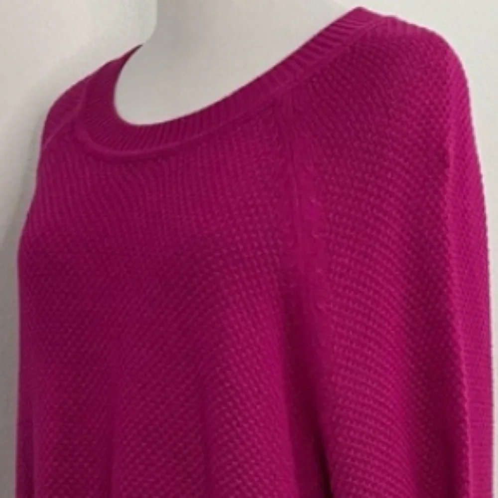 Fuchsia Ling Sleeve Sweater Top